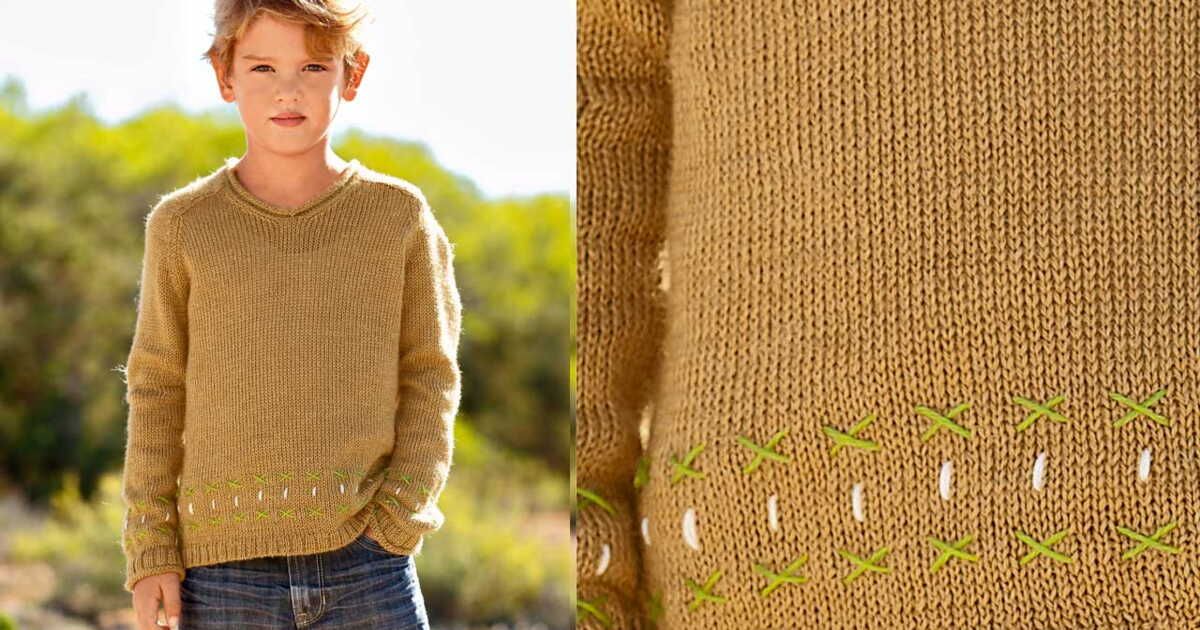 L'élégance des pulls col V pour enfants