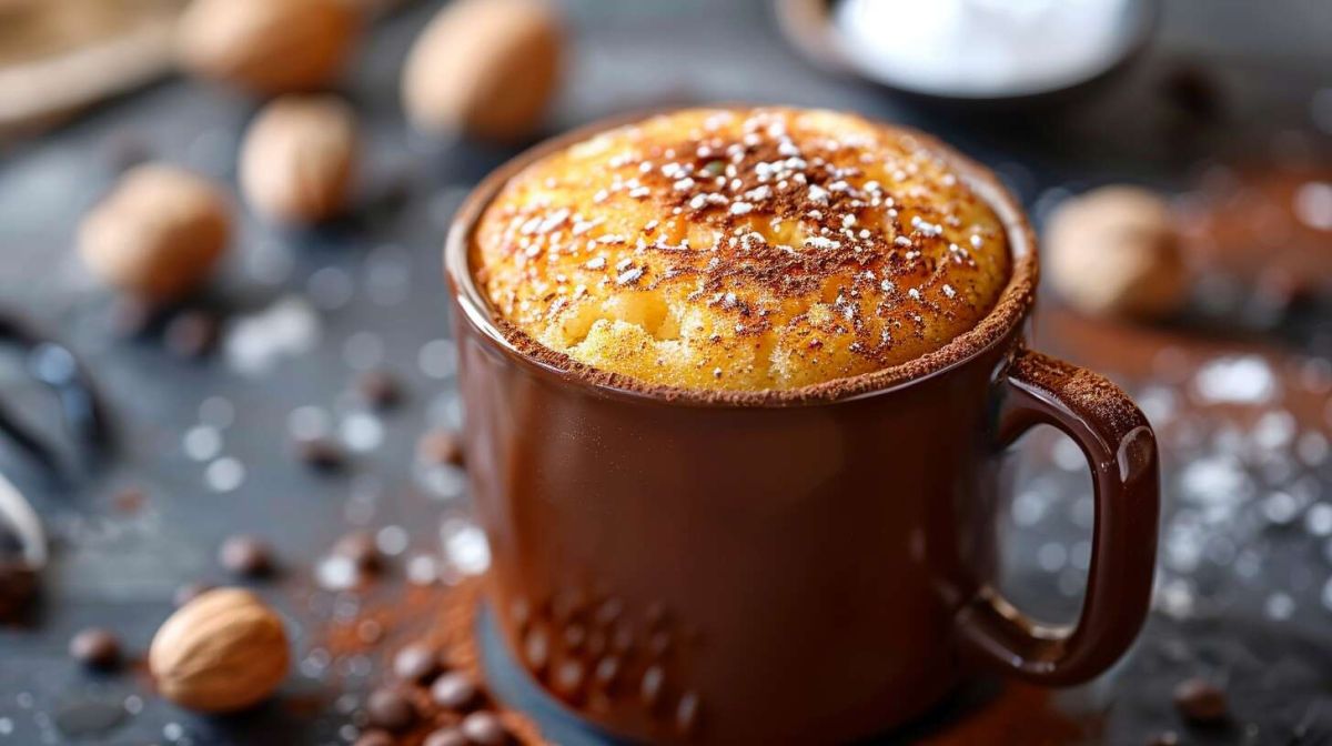 préparez un mug cake nature en un clin d'œil