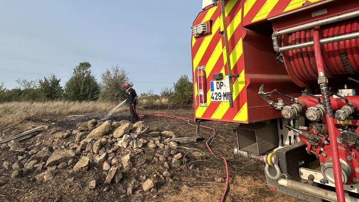 Incendie aux abords de Lodève : des pompiers en action pour maîtriser les flammes